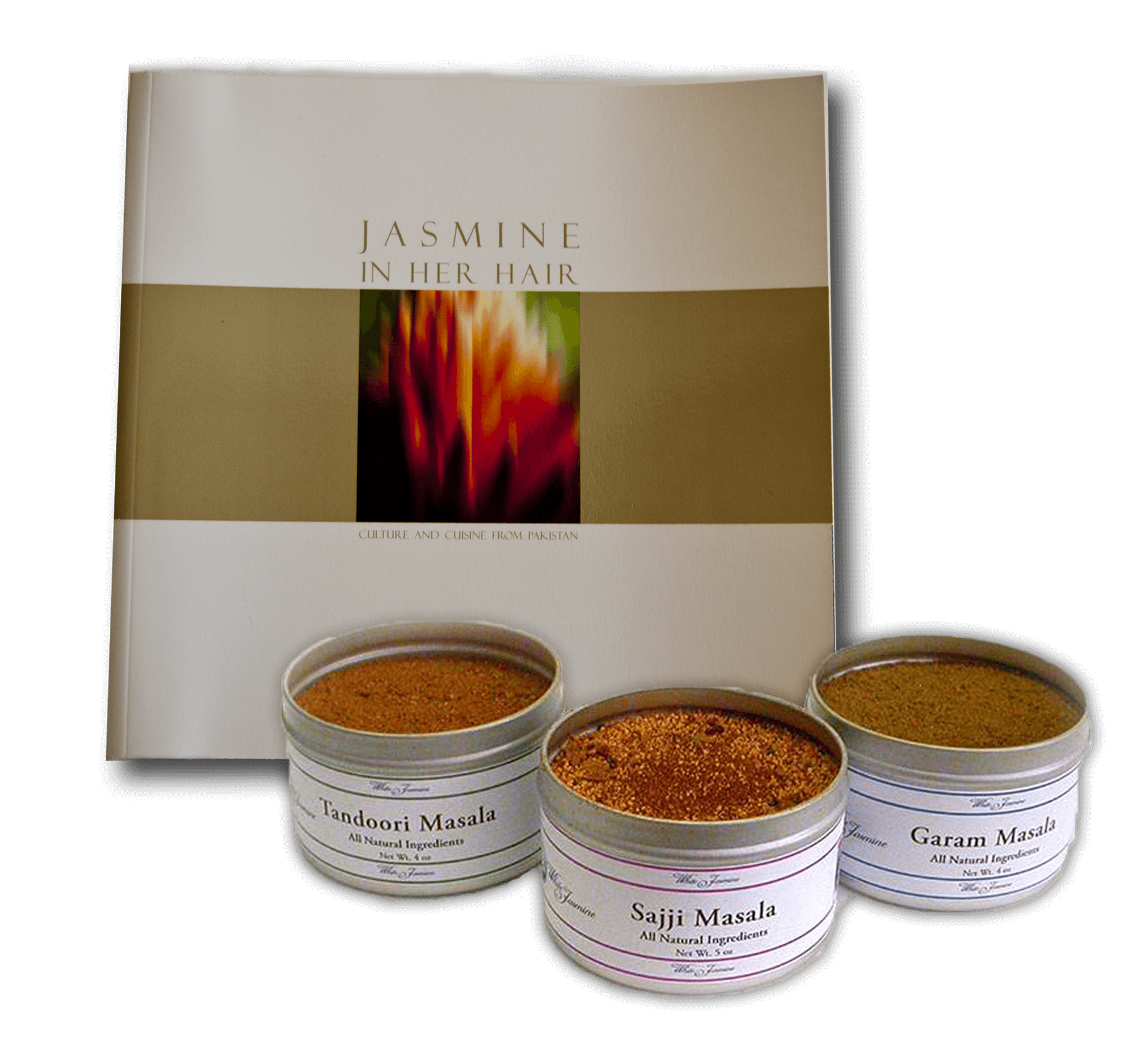 Cookbook and Spices Gift Set