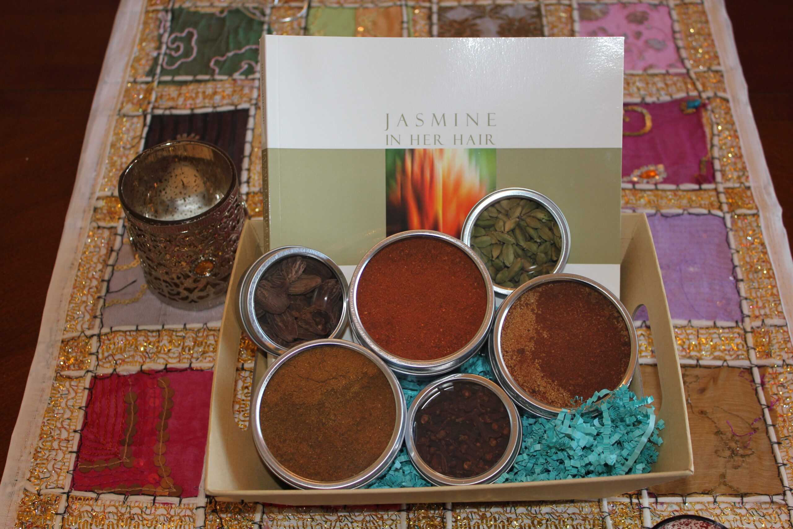 Cookbook and Spice Basket