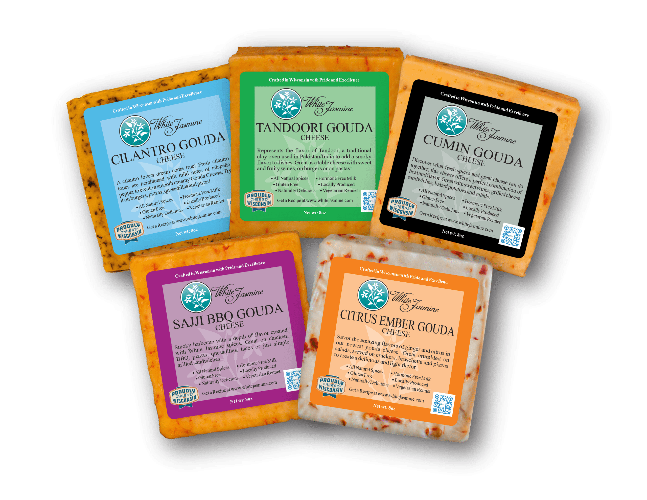 Gouda Variety Pack – All Five Flavored Artisan Goudas