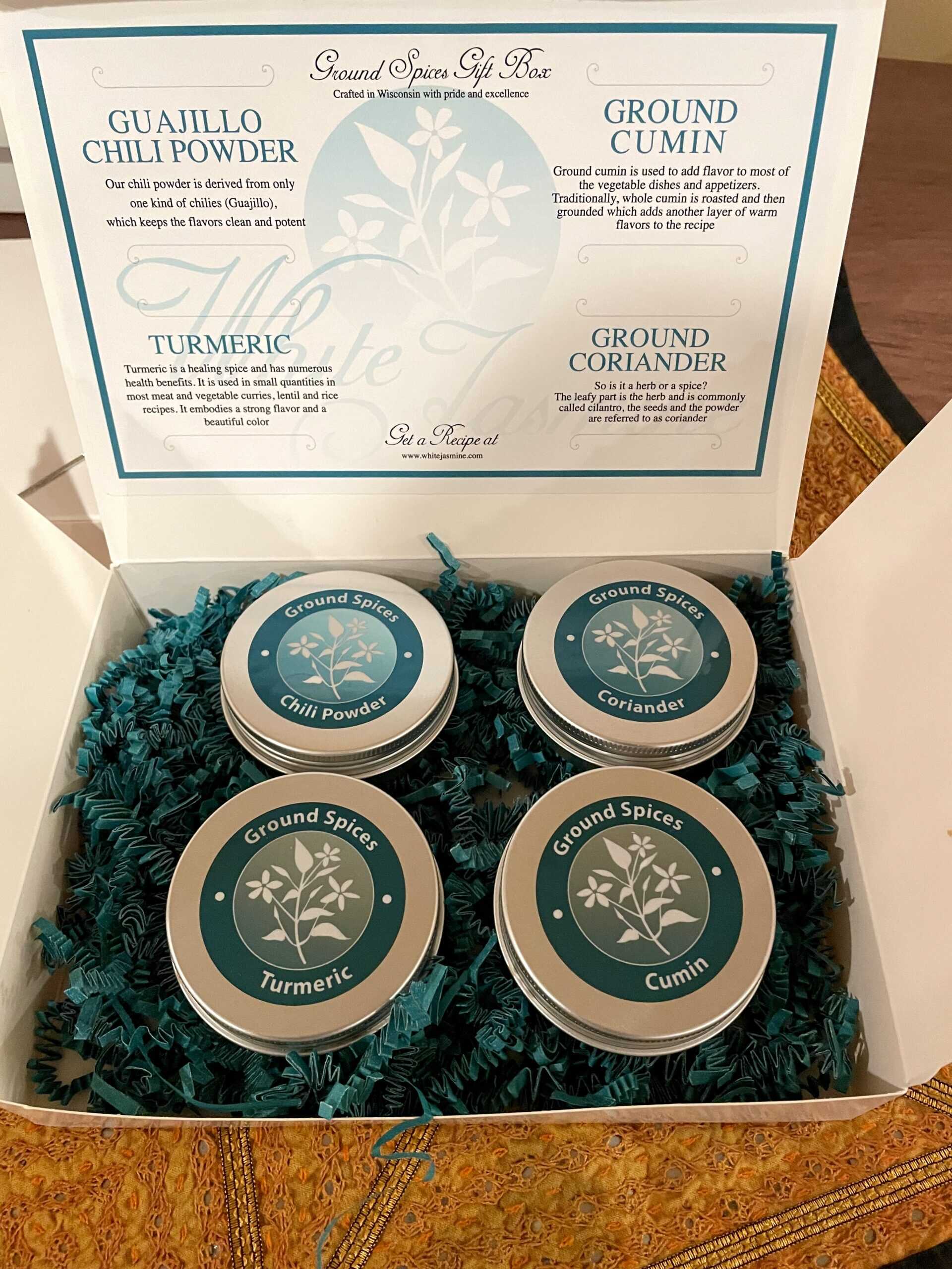 White Jasmine Ground Spices - Starter Set